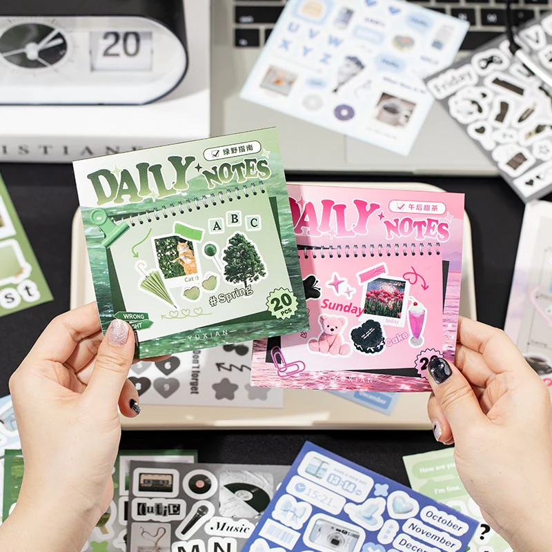 Daily Notes Square Sticker Book - Image 13