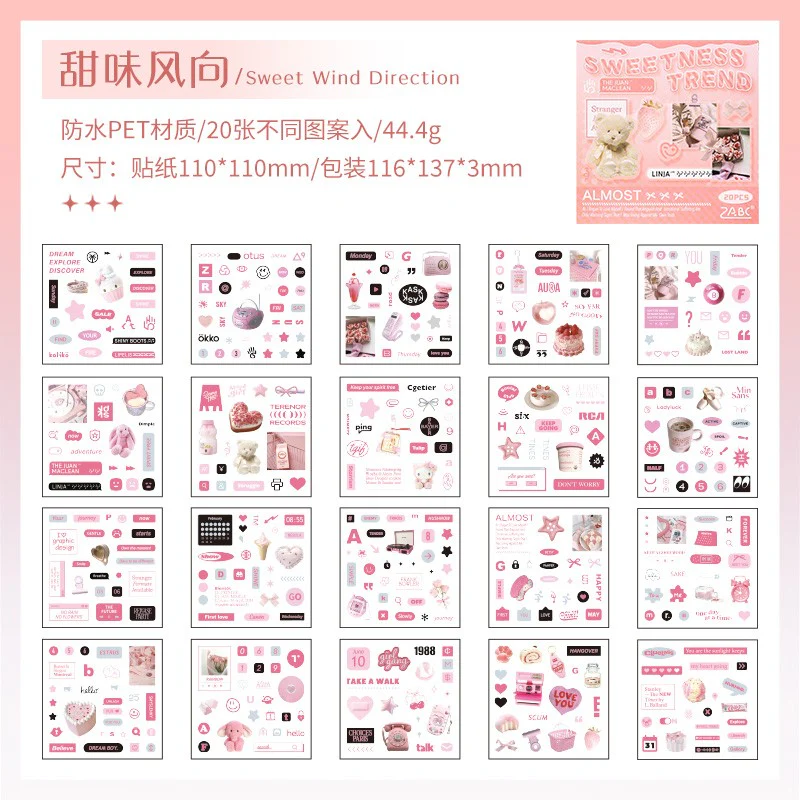 Daily Notes Square Sticker Book - Image 20