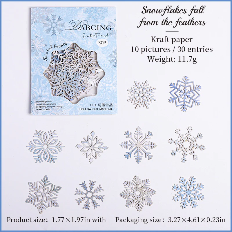 White mist dances cut Cardstock Ephemera - Image 11