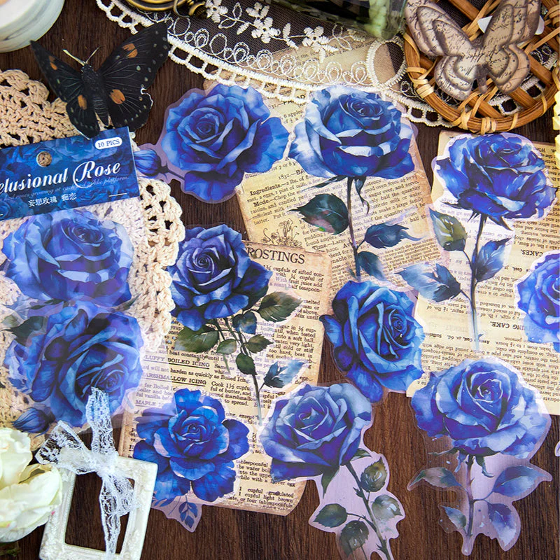 Delusional Rose Sticker 10pcs - Image 10