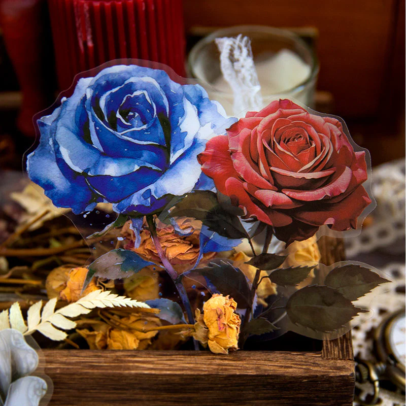 Delusional Rose Sticker 10pcs - Image 4