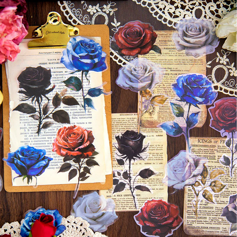 Delusional Rose Sticker 10pcs - Image 6