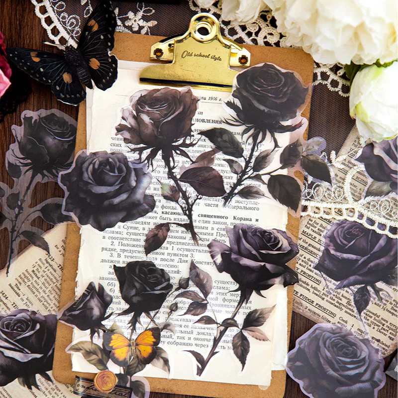Delusional Rose Sticker 10pcs - Image 7