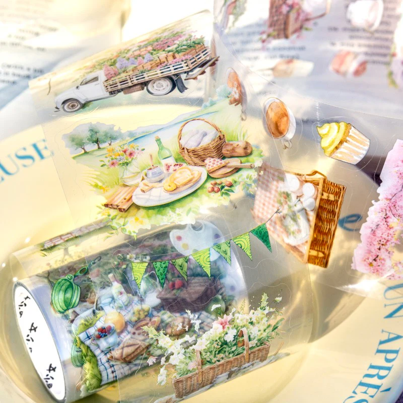 Doodle Garden Series – PET Decorative Washi Tapes - Image 13