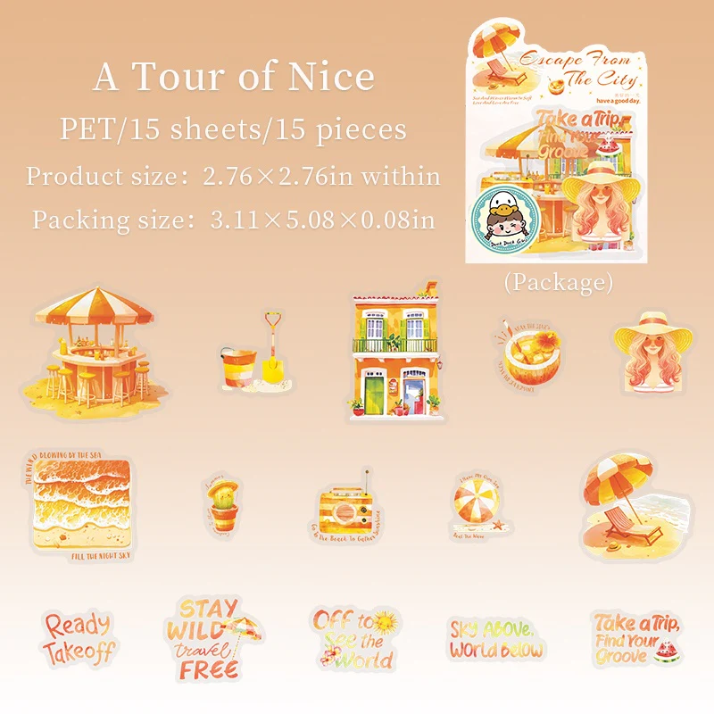 Doodle Garden Series – PET Decorative Washi Tapes - Image 36