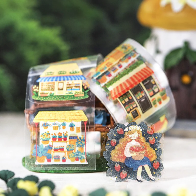 Doodle Garden Series – PET Decorative Washi Tapes - Image 5