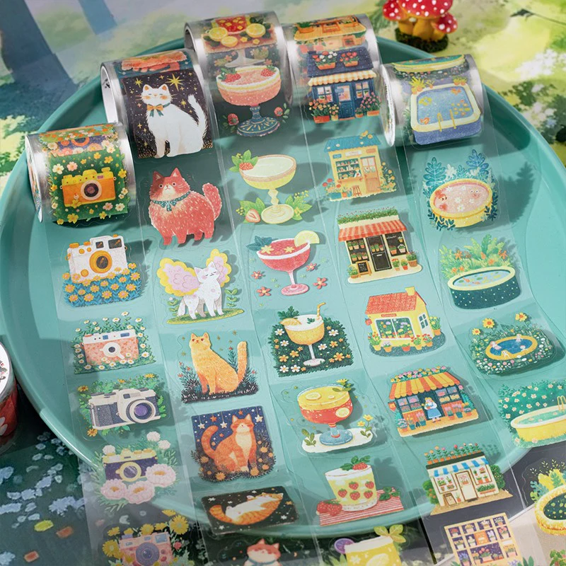 Doodle Garden Series – PET Decorative Washi Tapes - Image 7