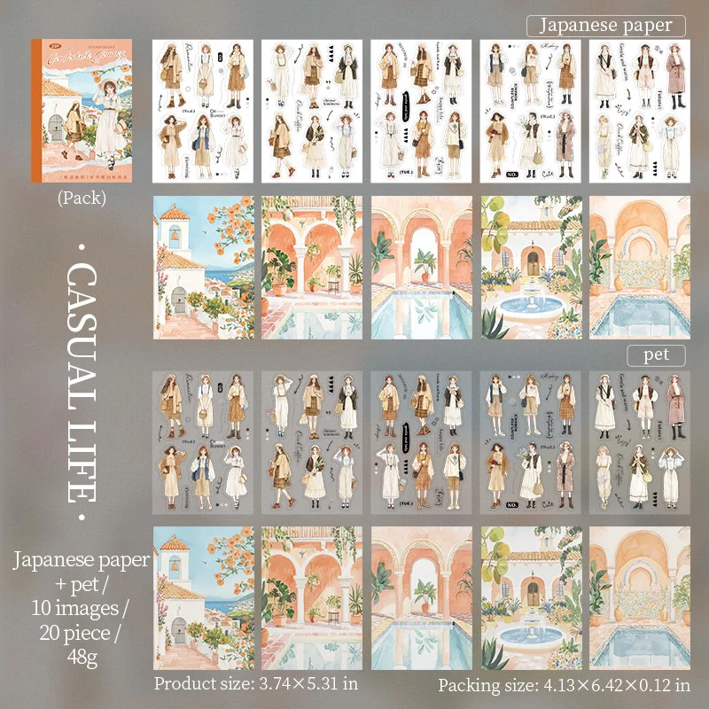 Double-material character sticker book - Image 11