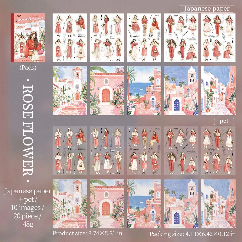 Double-material character sticker book - Image 12