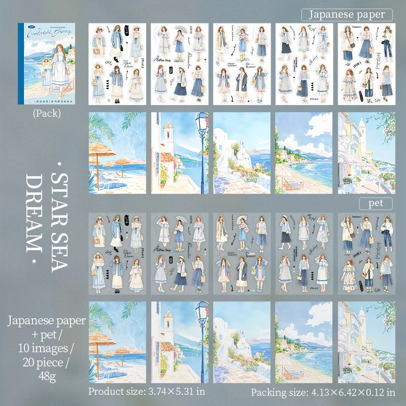 Double-material character sticker book - Image 13