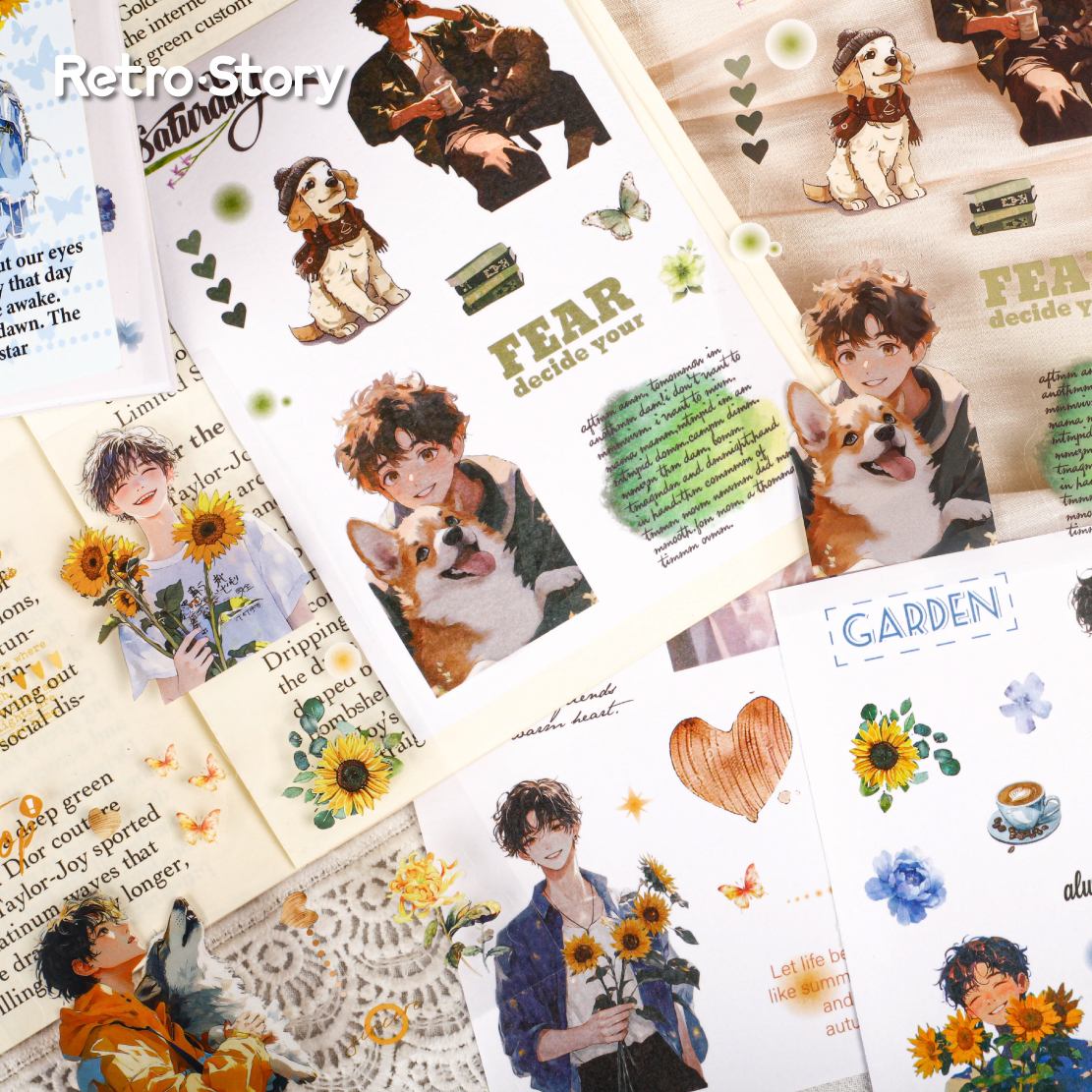 Double-material character sticker book - Image 17