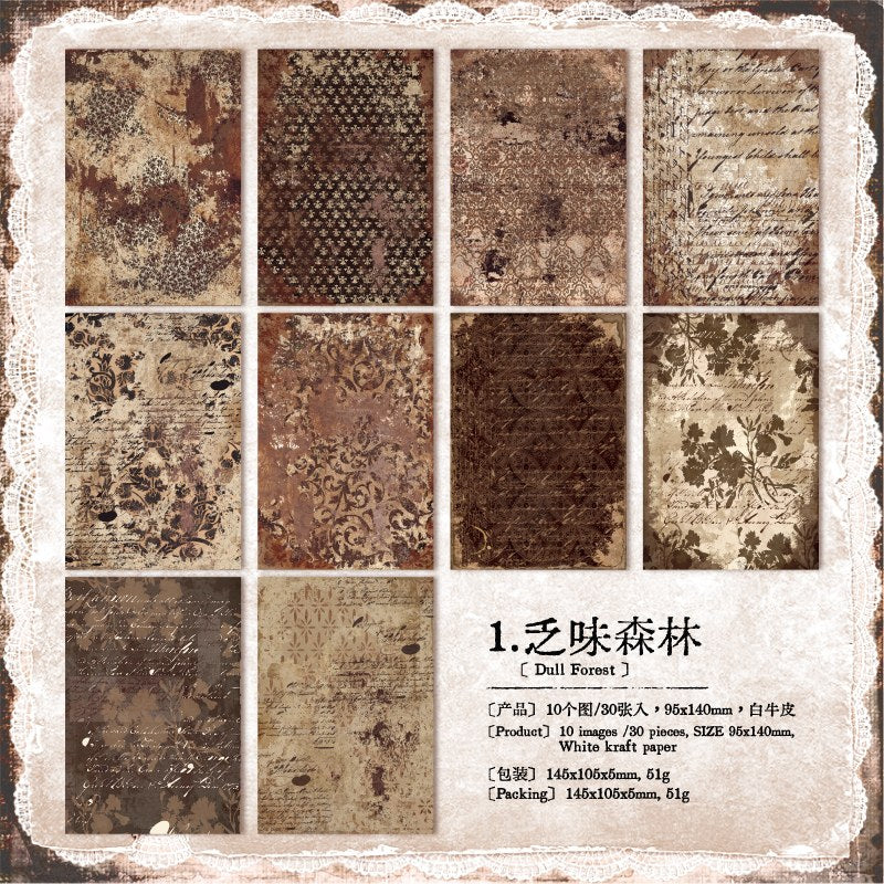 Dream About The Past Series Material Book 30Pcs - Image 11