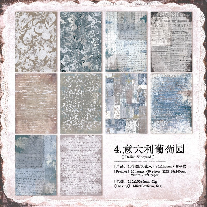 Dream About The Past Series Material Book 30Pcs - Image 14