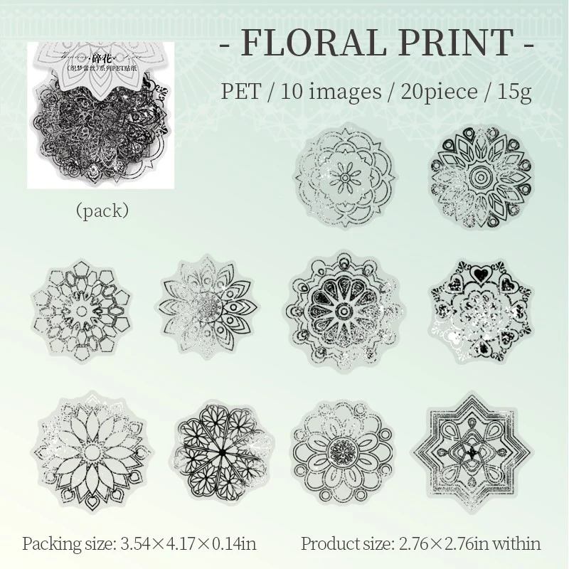 Dream Weave Lace Series PET Stickers - Image 9
