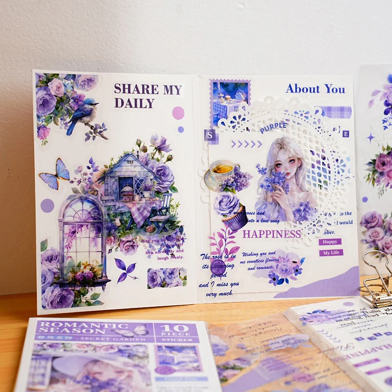 Romantic Season Series Sticker Book - Image 6