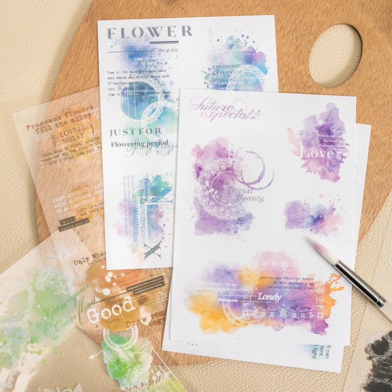 Watercolor Album Sticker Book - Image 5