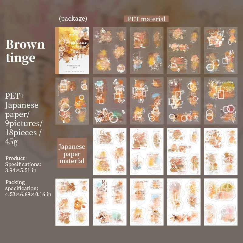 Watercolor Album Sticker Book - Image 10