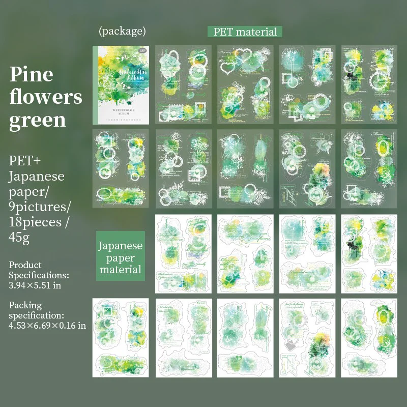 Watercolor Album Sticker Book - Image 14