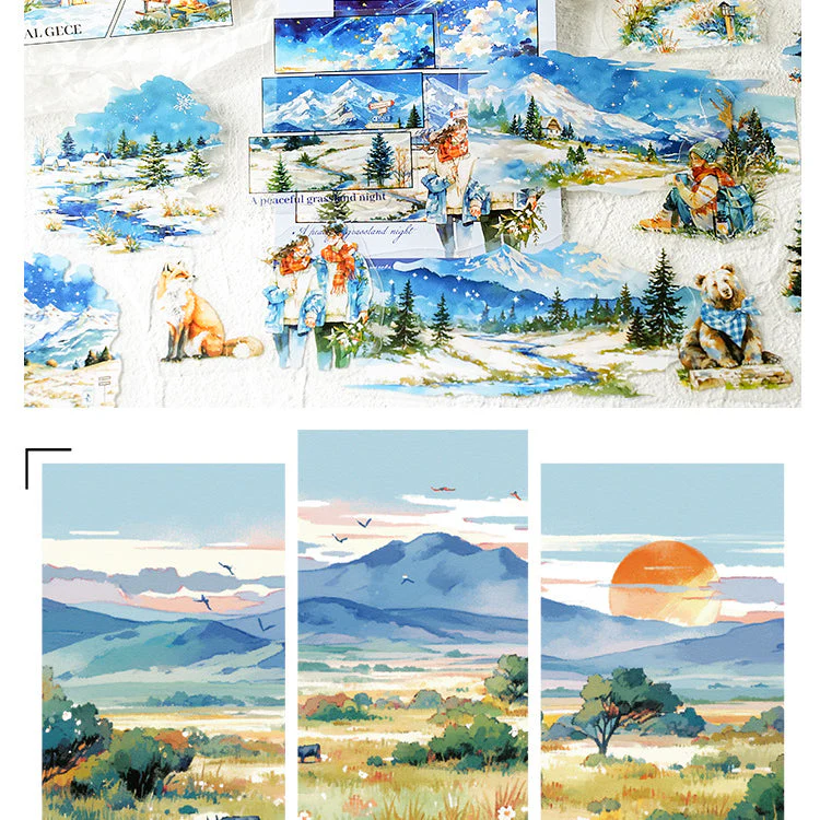 Endless Grasslands Sticker 15pcs - Image 3