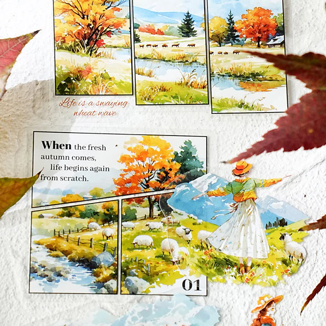 Endless Grasslands Sticker 15pcs - Image 9
