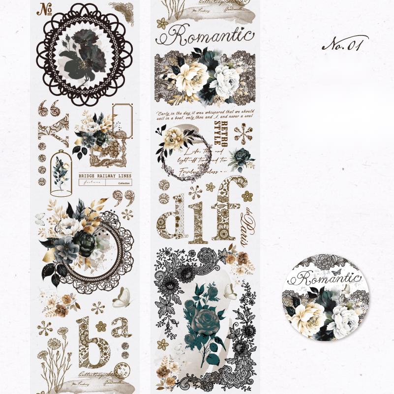 Lace Dark Nocturne PET Tape-TAHARA - Image 14