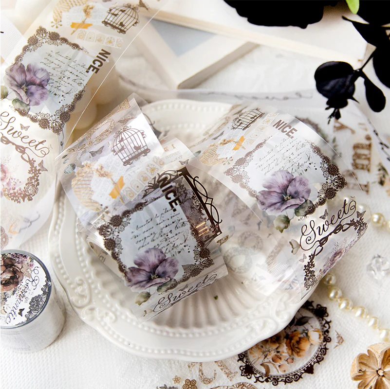 Lace Dark Nocturne PET Tape-TAHARA - Image 5