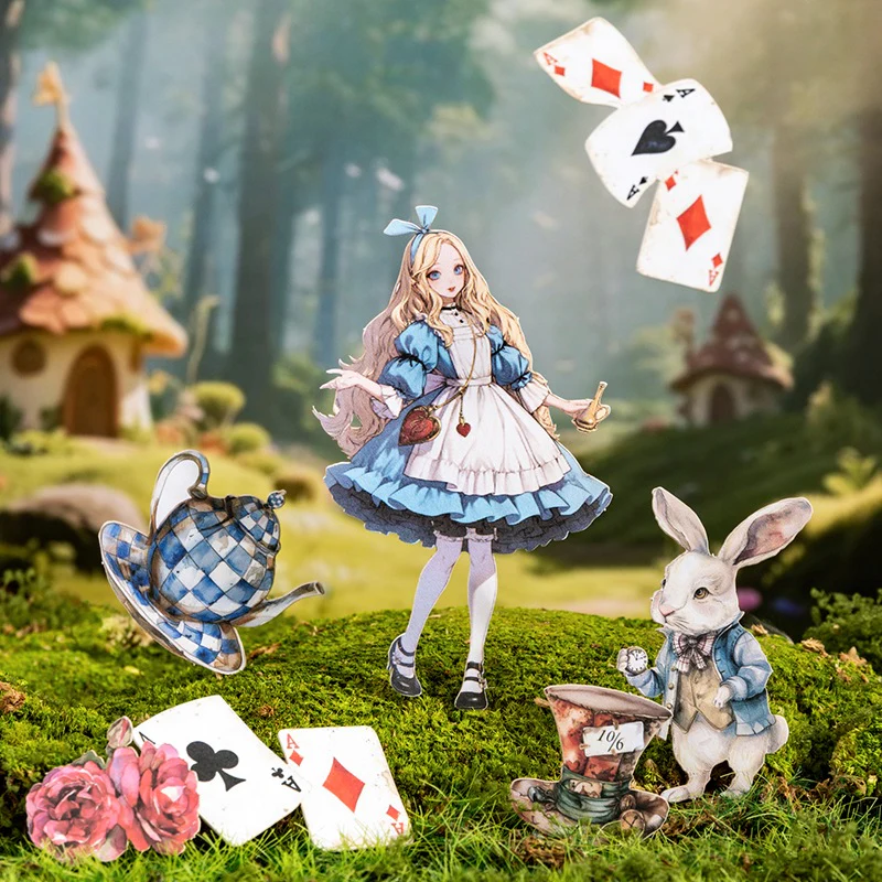 Fairy Tale Adventure Handbook Series Cardstock Stickers - Image 2