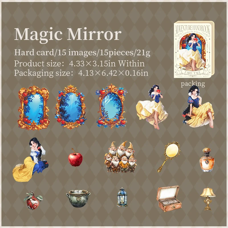 Fairy Tale Adventure Handbook Series Cardstock Stickers - Image 24