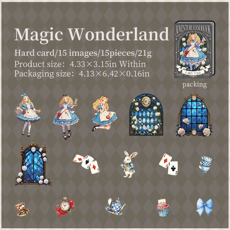 Fairy Tale Adventure Handbook Series Cardstock Stickers - Image 25