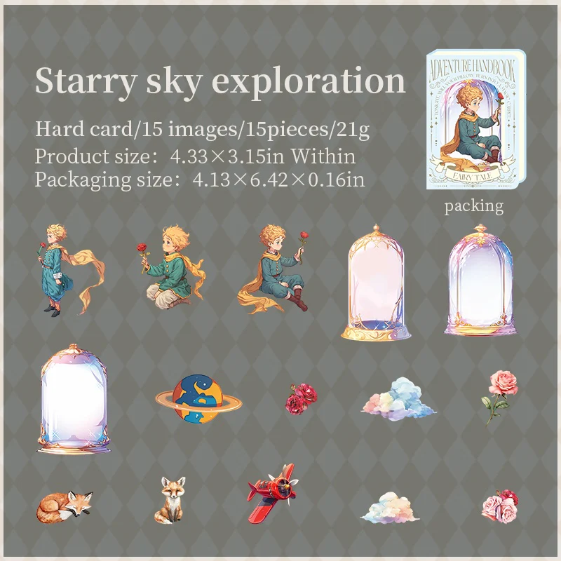 Fairy Tale Adventure Handbook Series Cardstock Stickers - Image 26