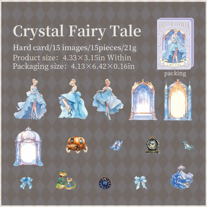 Fairy Tale Adventure Handbook Series Cardstock Stickers - Image 28