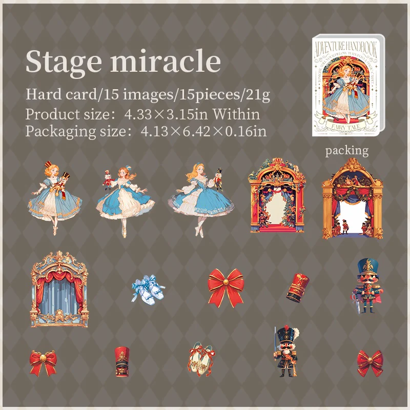 Fairy Tale Adventure Handbook Series Cardstock Stickers - Image 29