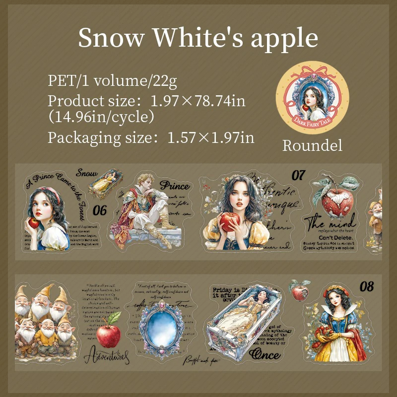 Fairy Tale Adventure Handbook Series Cardstock Stickers - Image 30