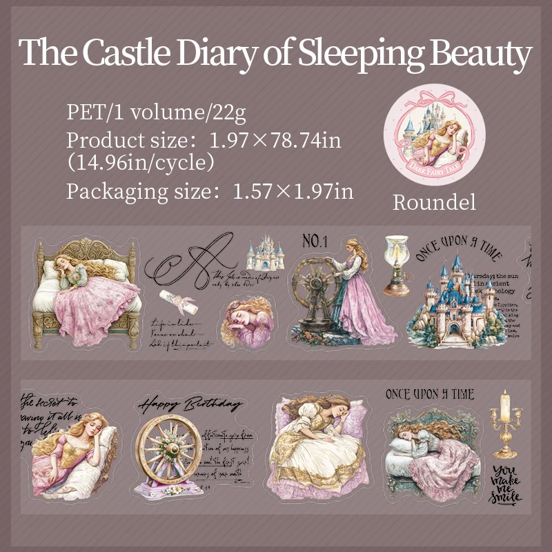 Fairy Tale Adventure Handbook Series Cardstock Stickers - Image 33