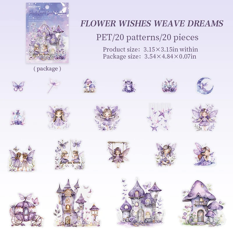 Fairy Tale Adventure Handbook Series Cardstock Stickers - Image 36