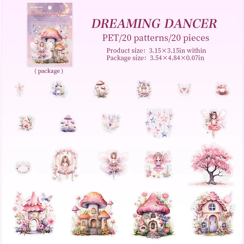 Fairy Tale Adventure Handbook Series Cardstock Stickers - Image 37