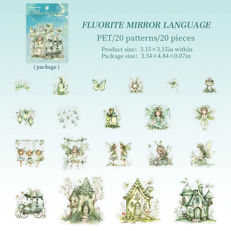 Fairy Tale Adventure Handbook Series Cardstock Stickers - Image 39
