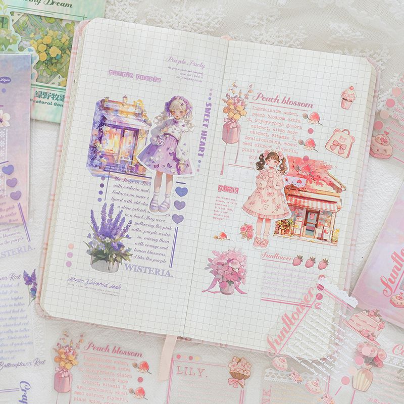 Floral Dream Series Plant &amp; Flower Sticker Pack - Image 2
