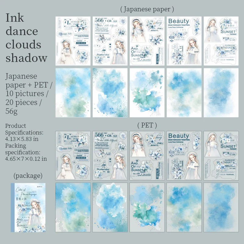 Floral Ink Language Series Sticker Book - Image 11
