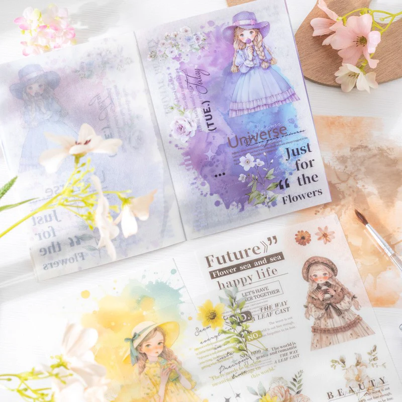 Floral Ink Language Series Sticker Book - Image 6