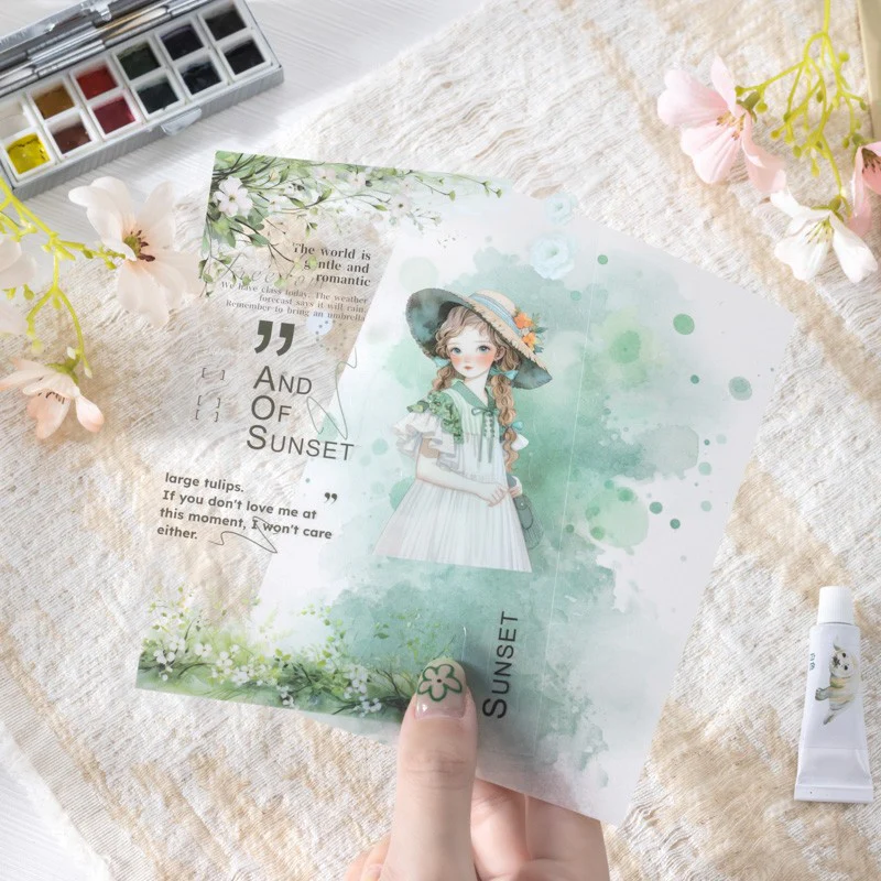 Floral Ink Language Series Sticker Book - Image 7
