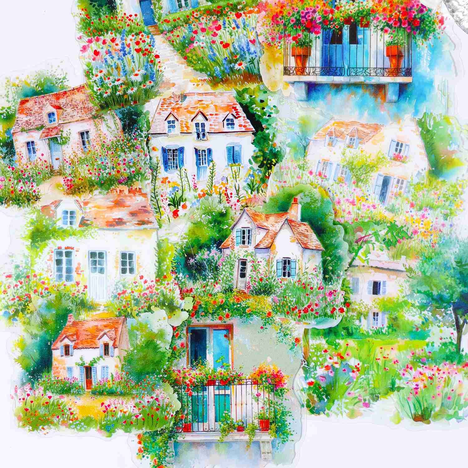 Floral Overture Windmill &amp; Flower Sea Sticker Pack - Image 3
