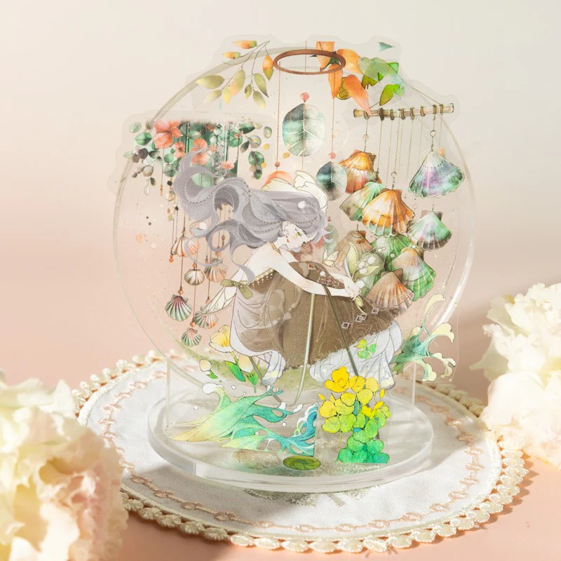 Floral Shadow & Tassel Series - PET Sticker Pack - Image 4