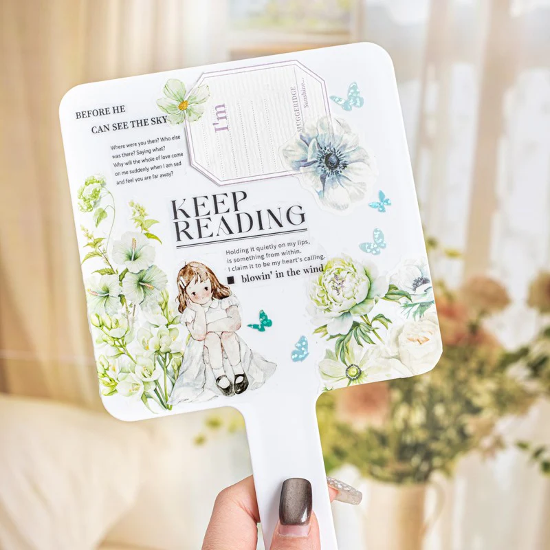 Floral Sweet Dreams Series Dual-Material Sticker Book - Image 7