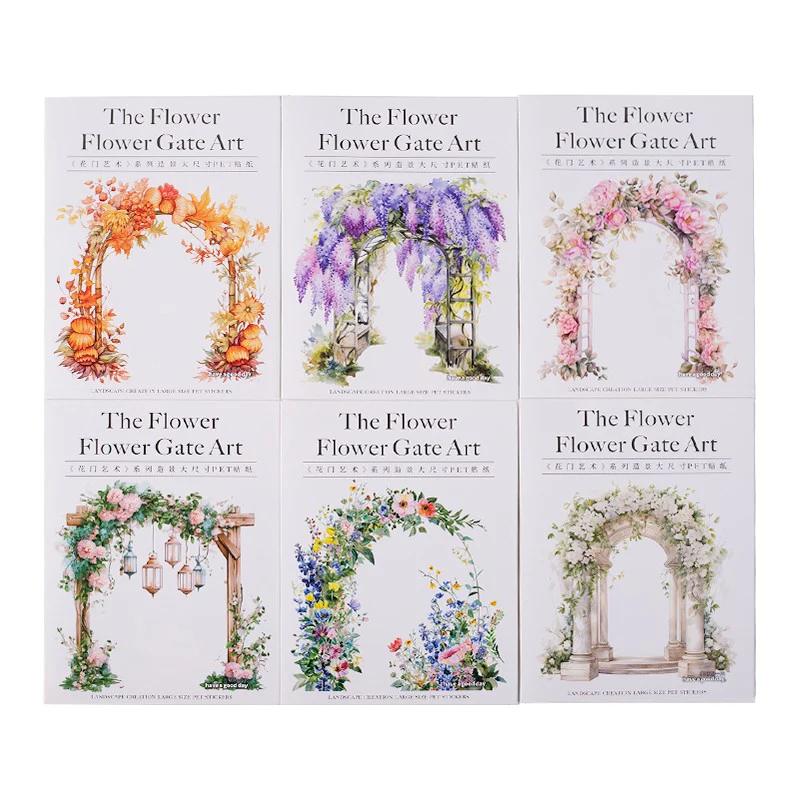 Flower Gate Art Series PET Window Stickers Pack - Image 13