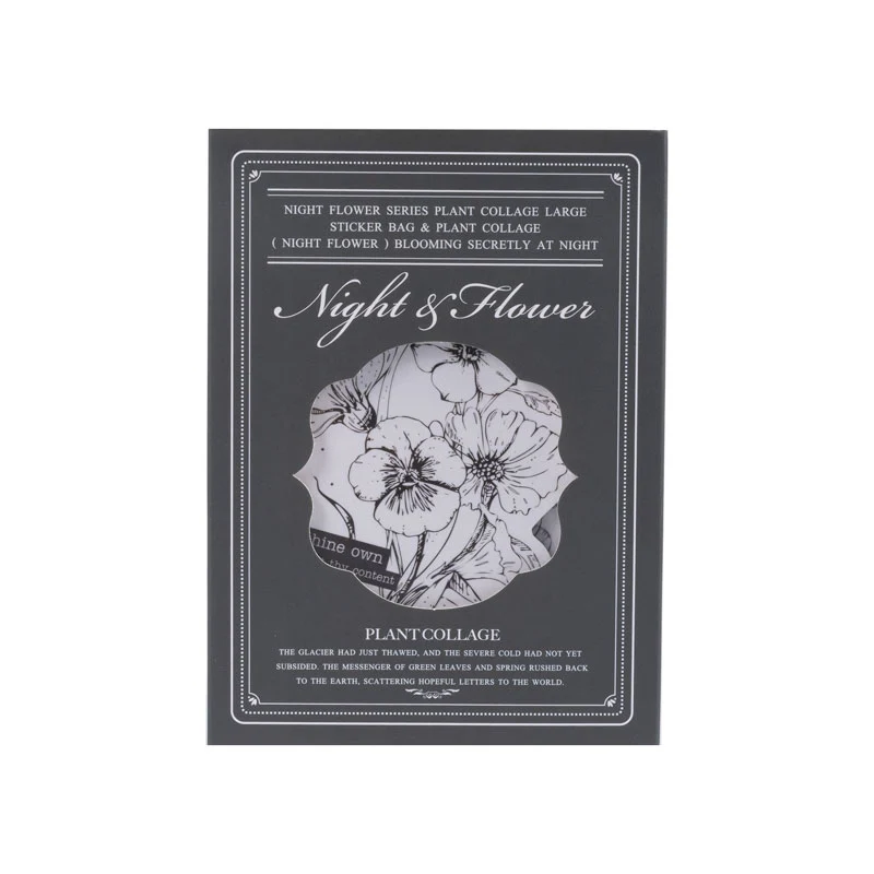 [Tomato Jam Girl]Flower Of Night Sticker Gift Box-TAHARA - Image 5