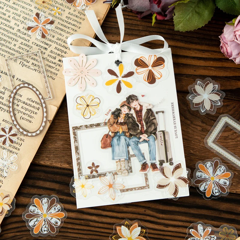 Flowers in full bloom Sticker Pack 15PCS - Image 6