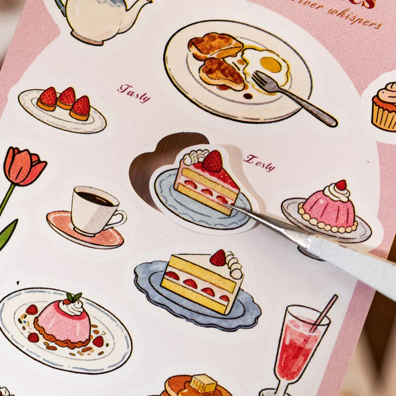 Food Fun Cat Collection Series Sticker Box - Image 7