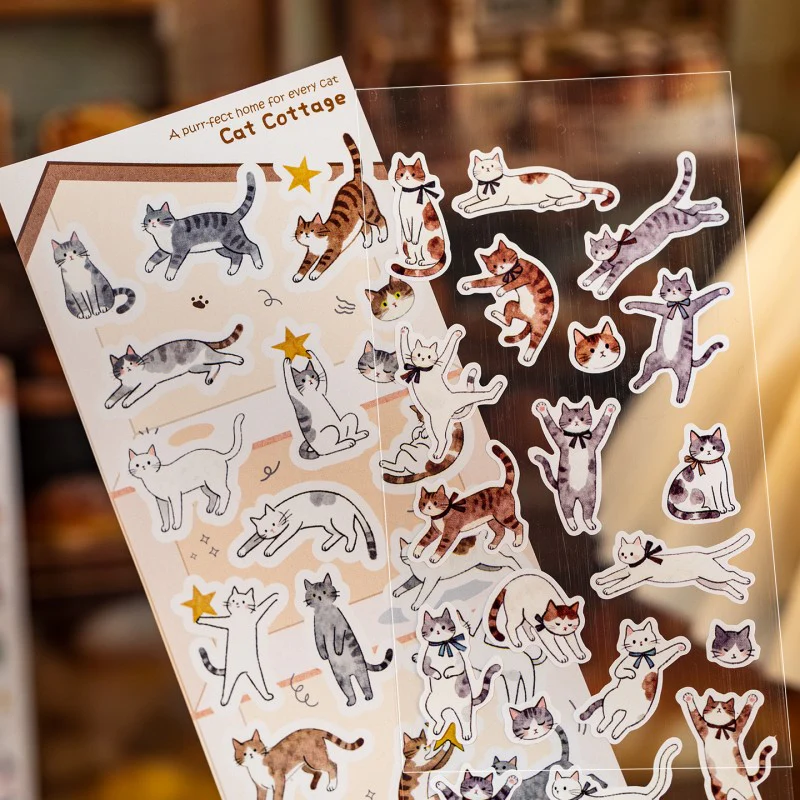 Food Fun Cat Collection Series Sticker Box - Image 8
