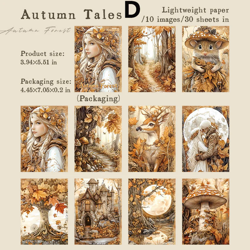 Autumn Forest Memories Paper 30pcs - Image 13